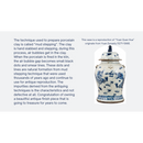 Lovecup Blue and White Dragon Lamp L199