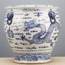 Lovecup Classic Porcelain Blue and White Fishbowl Vase L480