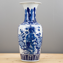 Lovecup Blue and White Flower Porcelain Vase L561