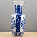 Lovecup Blue and White Flower Porcelain Vase L561