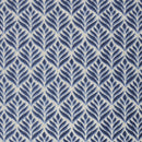 4' X 6' Blue Floral Stain Resistant Non Skid Area Rug