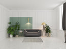 4' X 6' Charcoal Floral Stain Resistant Non Skid Area Rug