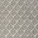 8' X 11' Charcoal Floral Stain Resistant Non Skid Area Rug