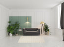 5' X 8' Ivory And Grey Floral Stain Resistant Non Skid Area Rug