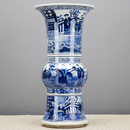 Lovecup Blue And White Flower Porcelain Vase L567