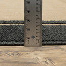 2' x 3' Beige and Black Stain Resistant Indoor Outdoor Area Rug