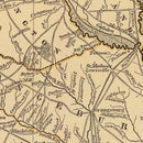 Vintage Map of South Carolina 1842
