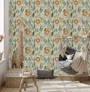 Voguish Lions Wallpaper Chic