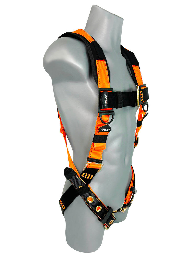 Frontline 50VTB Combat Economy Series Full Body Harness with Tongue Buckle Belt M/L