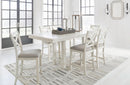 Robbinsdale Counter Height Dining Extension Table 42W 86D White