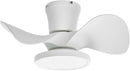 22 Inch Quiet Ceiling Fan With LED Light And Remote Control