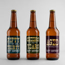 50th Birthday Beer Label Set