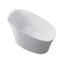 Nuvia 51-Inch Solid Surface Oval Freestanding Bathtub With Seat And Headrest (SAK61983)