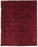 5' X 8' Blue And Black Shag Tufted Handmade Area Rug