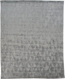 2' X 3' Taupe Geometric Hand Woven Area Rug