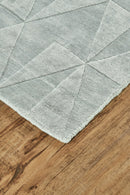2' X 3' Taupe Geometric Hand Woven Area Rug