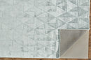 2' X 3' Taupe Geometric Hand Woven Area Rug