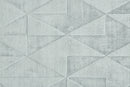 2' X 3' Taupe Geometric Hand Woven Area Rug