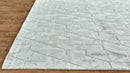 2' X 3' Taupe Geometric Hand Woven Area Rug