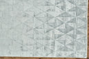 2' X 3' Taupe Geometric Hand Woven Area Rug