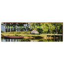 Clear Creek State Park, Pennsylvania Wooden Sign | Wall Art Print on Real Wood 