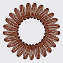 Brunette Spiral Hair Ties 8pc Set