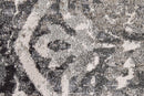 7' X 10' Gray Ivory And Taupe Abstract Stain Resistant Area Rug