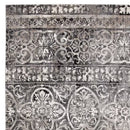 7' X 10' Gray Ivory And Taupe Abstract Stain Resistant Area Rug