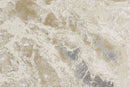 12' X 15' Ivory Silver And Gold Abstract Stain Resistant Area Rug