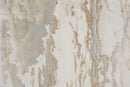 4' X 6' Ivory Tan And Gray Abstract Area Rug