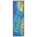 St. Augustine Map Home Decor Art Print on Real Wood