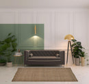 9' X 12' Brown Hand Woven Area Rug