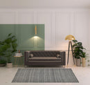 9' X 12' Brown Hand Woven Area Rug