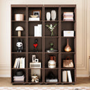 Queen Murphy Bed Wall Bed with Storage Doors, Espresso