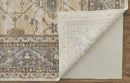 9' X 12' Tan Ivory And Gray Power Loom Area Rug