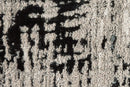 2' X 3' Black White And Gray Stain Resistant Area Rug