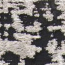 2' X 3' Black White And Gray Stain Resistant Area Rug