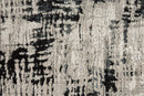 2' X 3' Black White And Gray Stain Resistant Area Rug