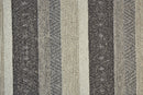 2' X 3' Gray Wool Floral Hand Woven Area Rug