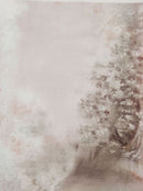 Silent Winter Designer Printed AIDA Fabric. Canvas for embroidery with an applied background  KF-1241A