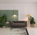5' X 8' Beige Abstract Distressed Area Rug