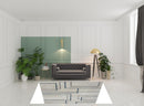 5' X 7' Ivory Blue and Gray Geometric Area Rug