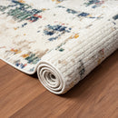 8' X 10' Blue Abstract Area Rug