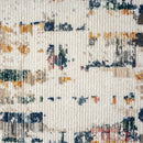 8' X 10' Blue Abstract Area Rug