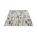 8' X 10' Blue Abstract Area Rug