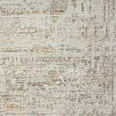 4' X 6' Beige Abstract Distressed Area Rug
