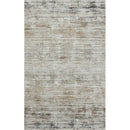 4' X 6' Gray Abstract Distressed Area Rug