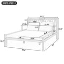 Outdoor Daybed, Patio Daybed with Four Pillows, Wooden Outdoor Bed with Curved Armrests for Poolside, Backyard, Garden