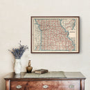 Vintage Map of Missouri 1893