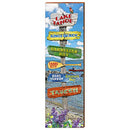 Lake Tahoe Lake Directional Home Decor Art Print on Real Wood